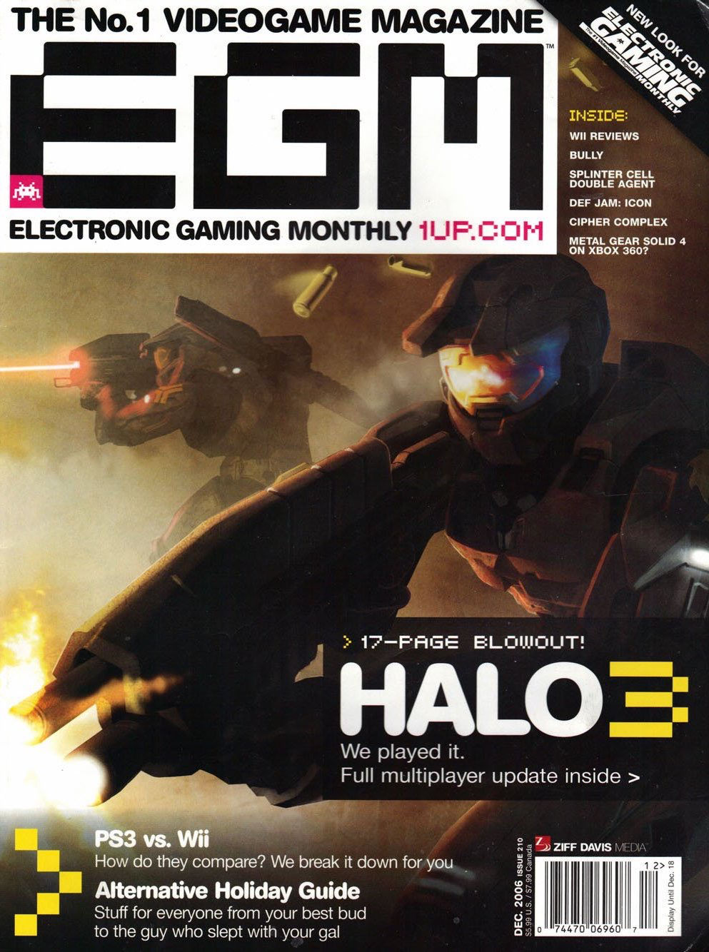 A cover of EGM magazine.